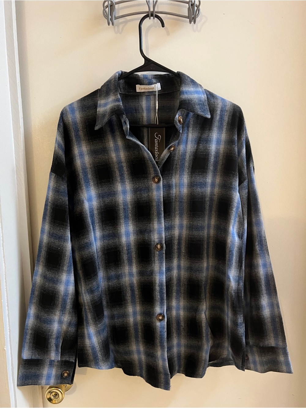 Women’s Blue & Black flannel